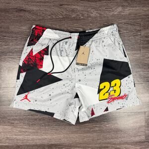 Nike Jordan Essentials Poolside Racing Shorts Men's Large Grey IB6818-011 NWT